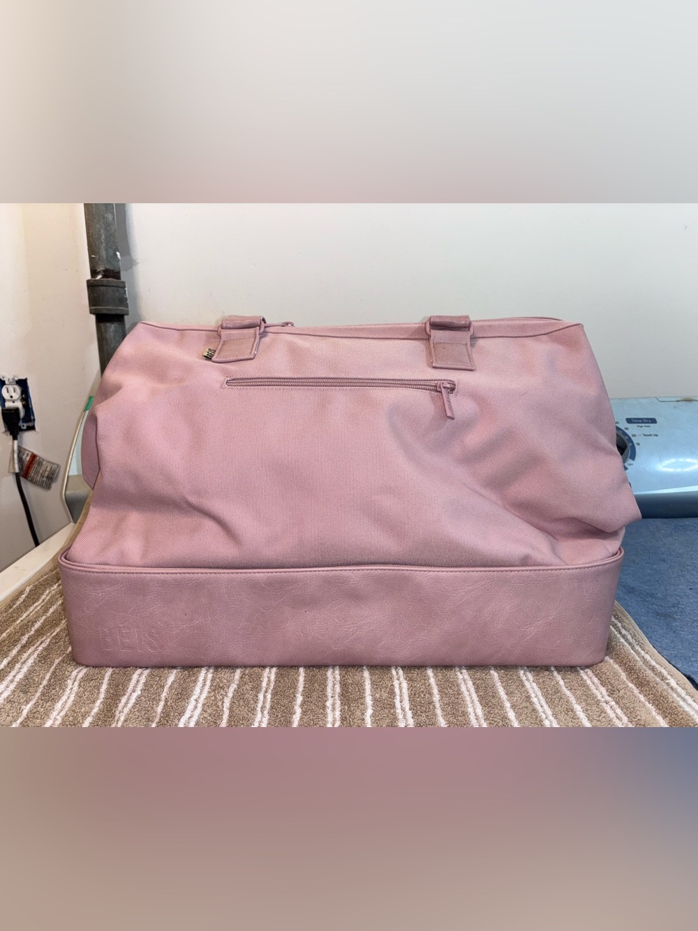 BEIS original pink weekender regular size